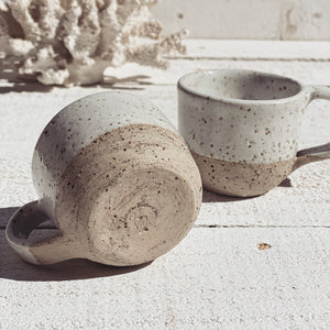 soleil tea cup set - speckled