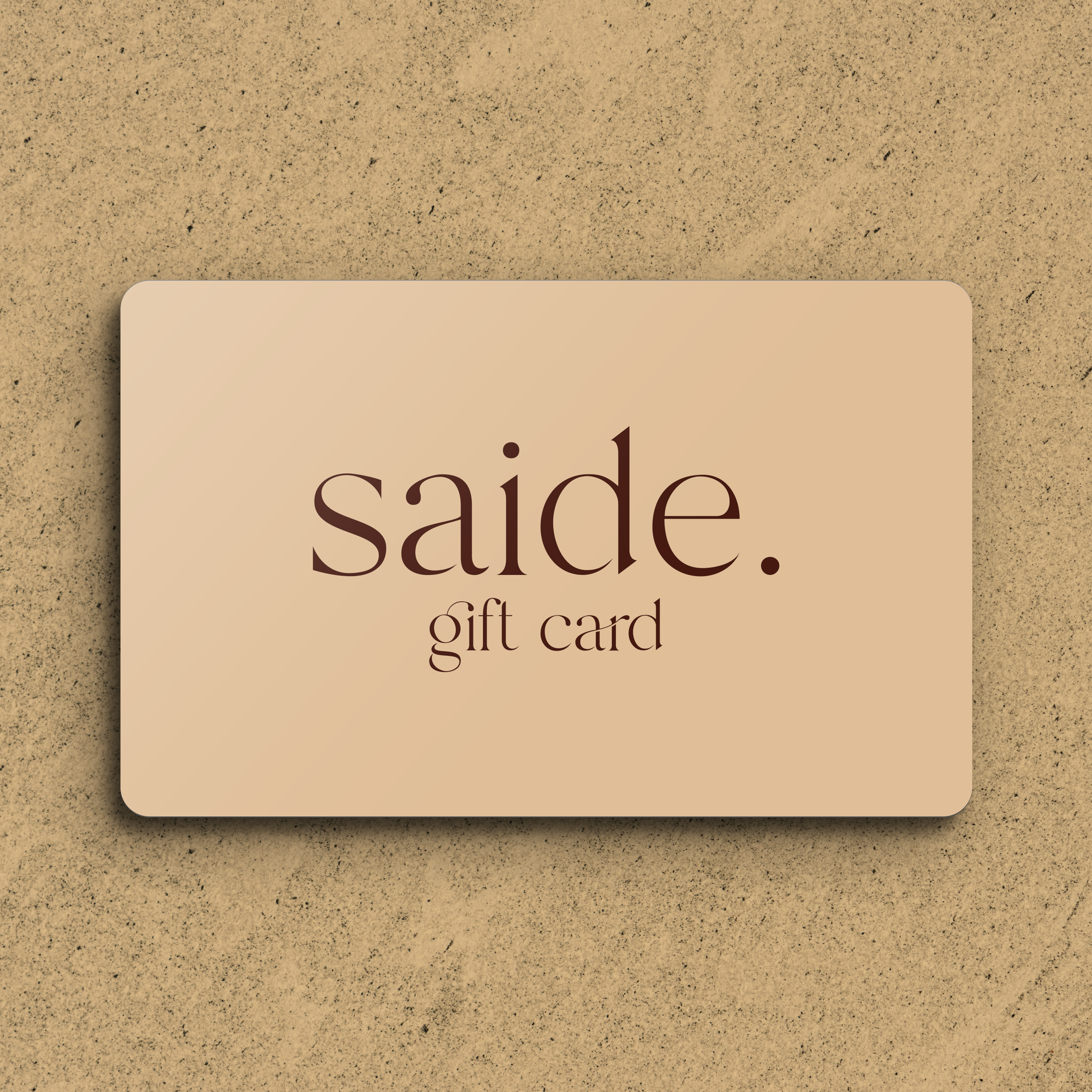 saide e-gift card