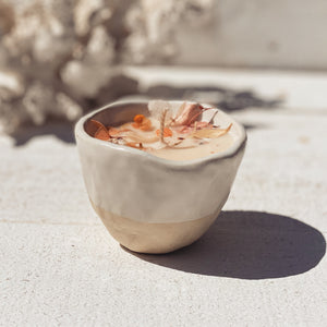 botanica mini ceramic soy candle | surf wax