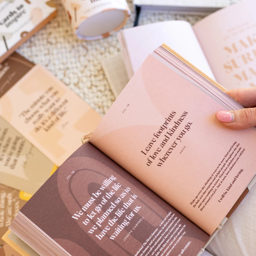 daily mantras to ignite your purpose book | neutral loving