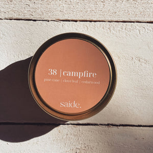 #38 campfire soy candle