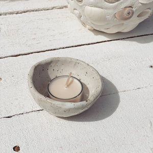 soleil pinched tealight holder | trinket bowl