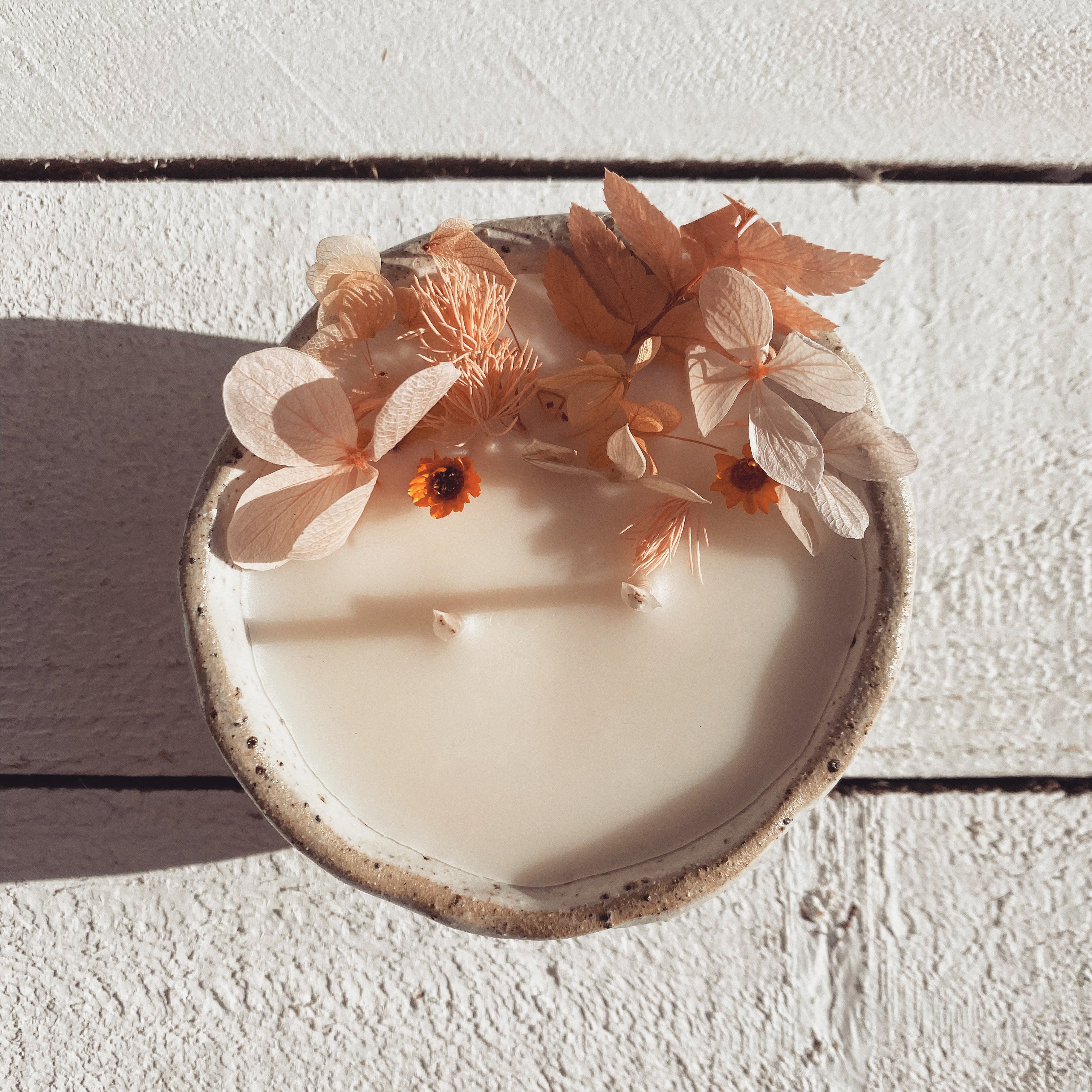 botanica mini ceramic soy candle | frangipani