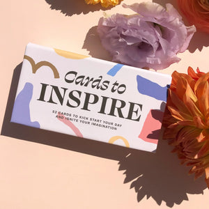 cards to inspire deck | abstract floral
