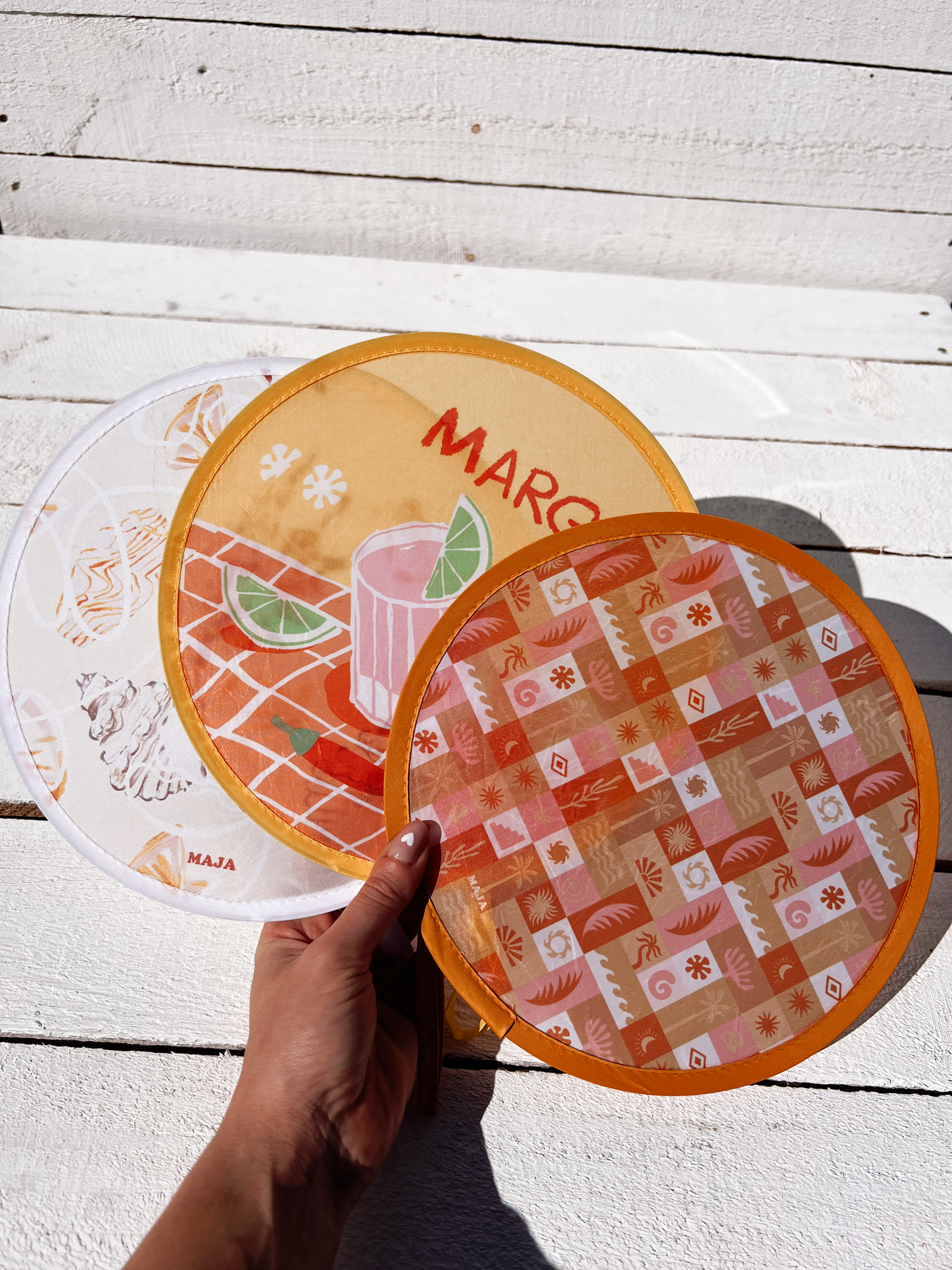 maja foldable hand fan | oceana