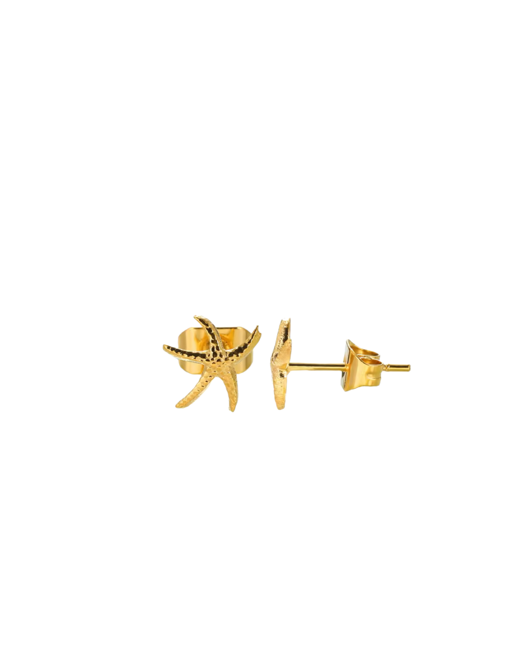 starfish studs | gold