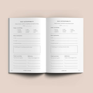 visions & actions journal | neutral loving *PRE-ORDER