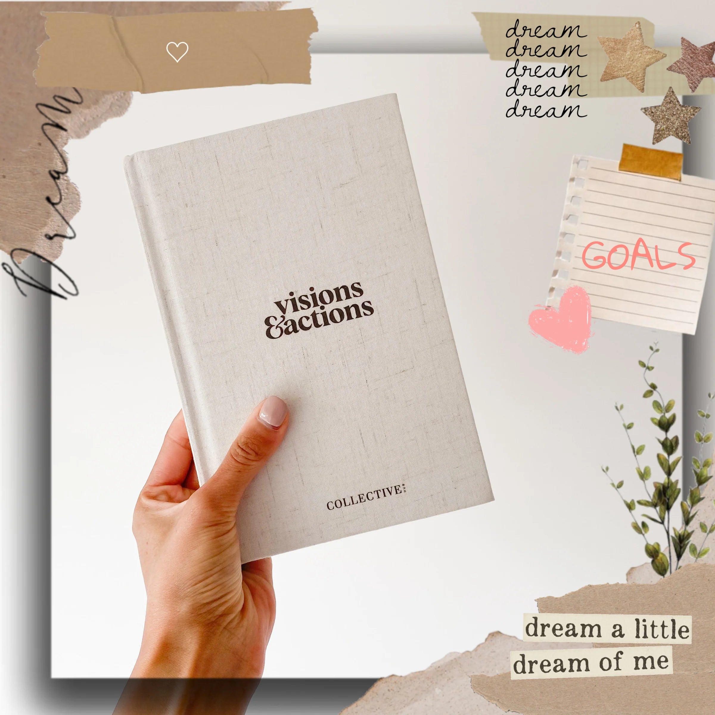 visions & actions journal | neutral loving