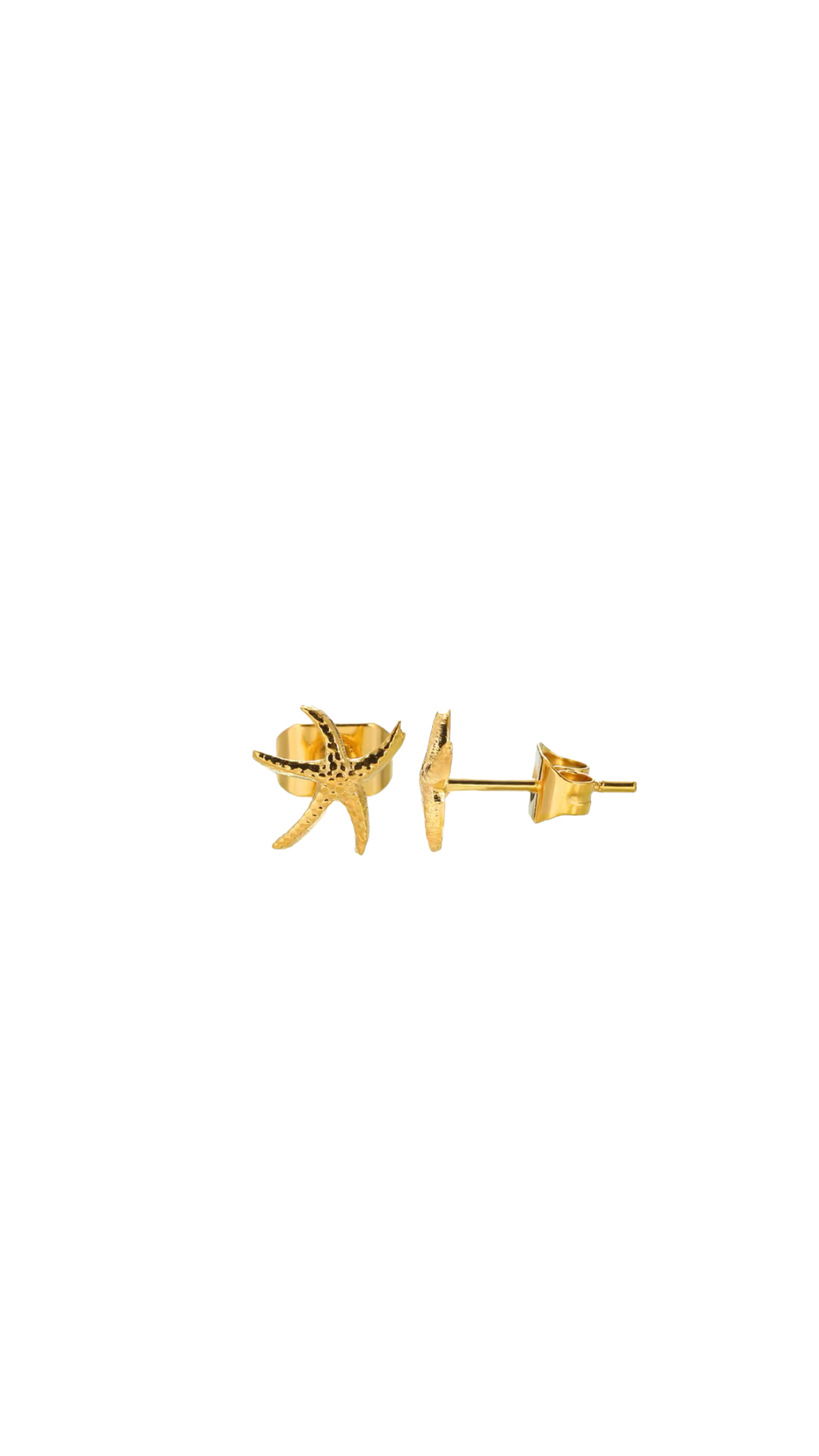 starfish studs | gold