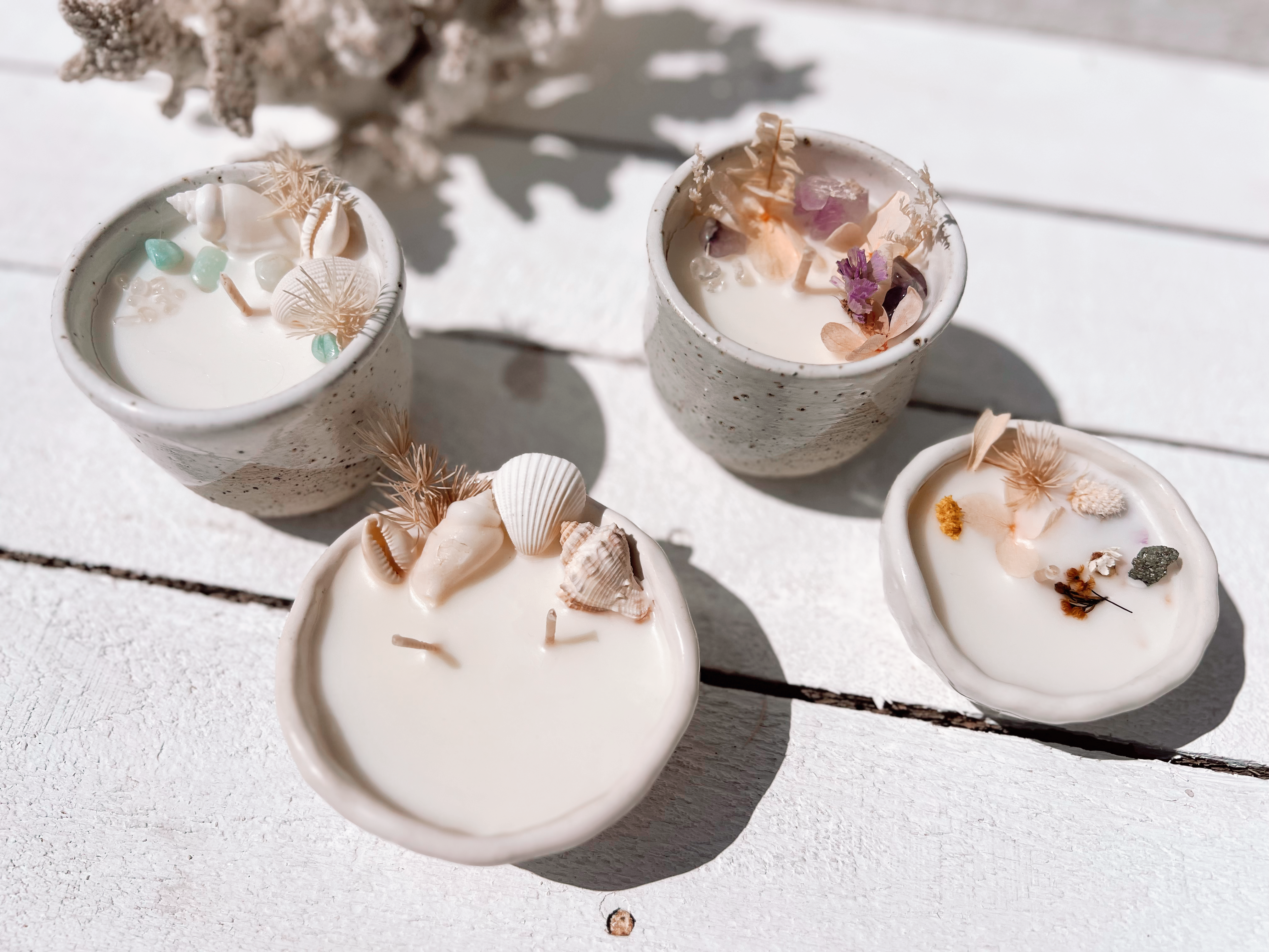 botanica mini ceramic soy candle | flora