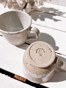 soleil tea cup set - speckled