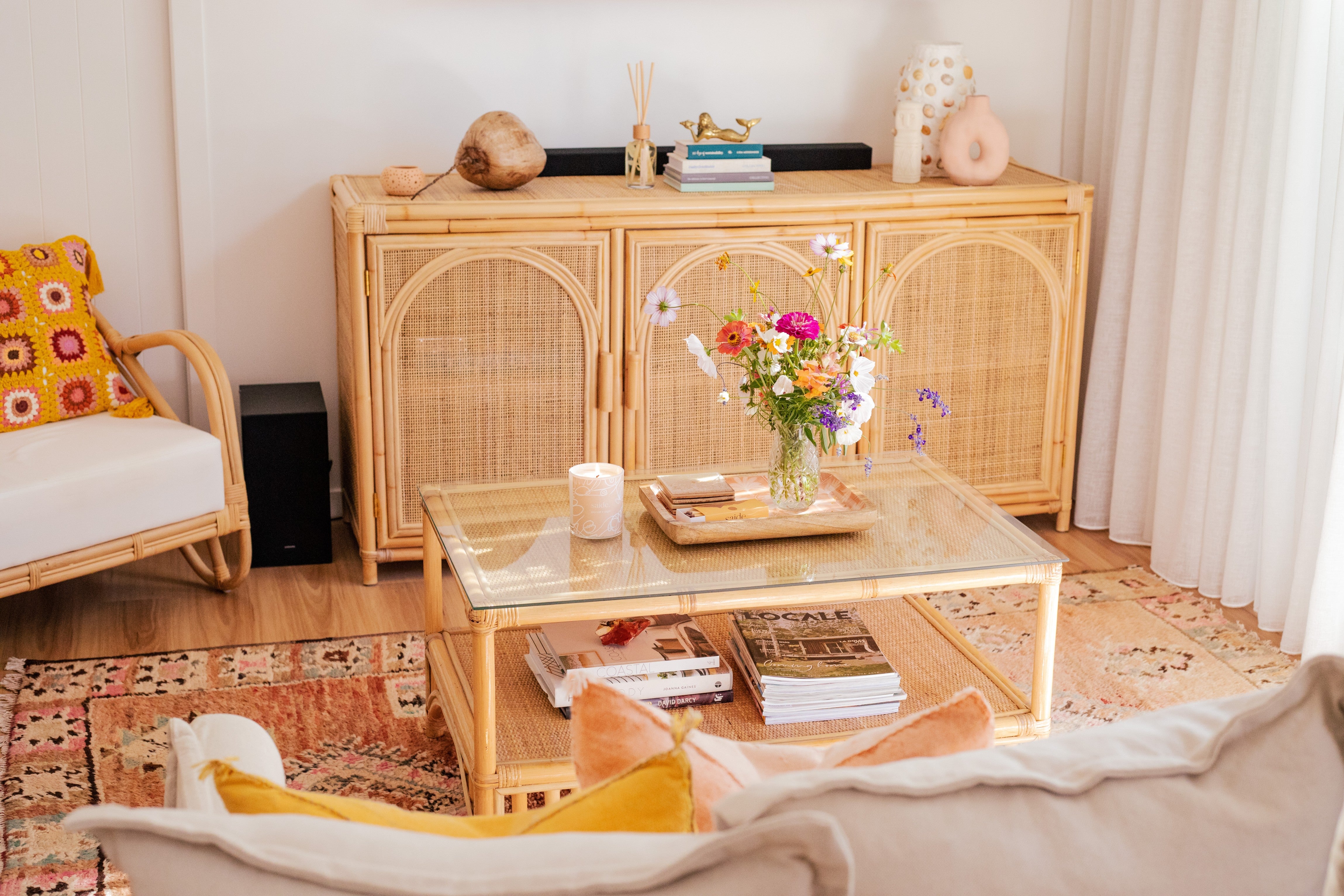 saide_x_The_Cabana_Casuarina_Loungeroom_Lifestyle_4_Botanical_Reed_Diffuser_and_Oceana Soy Candle