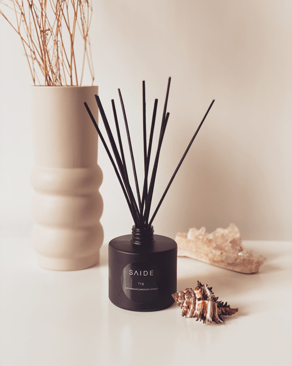 Matte Black Reed Diffuser | Long-Lasting | Brisbane – saide