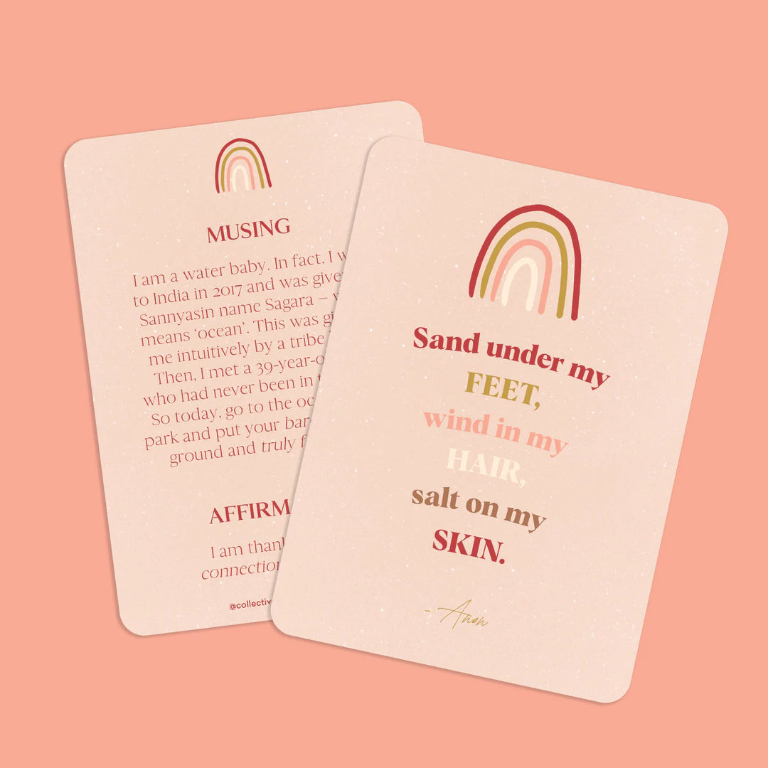 affirmations to guide your journey box card set | rainbow
