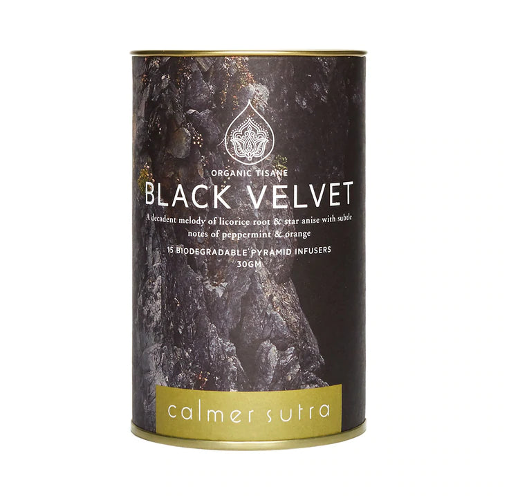 black velvet licorice tea canister - 30g