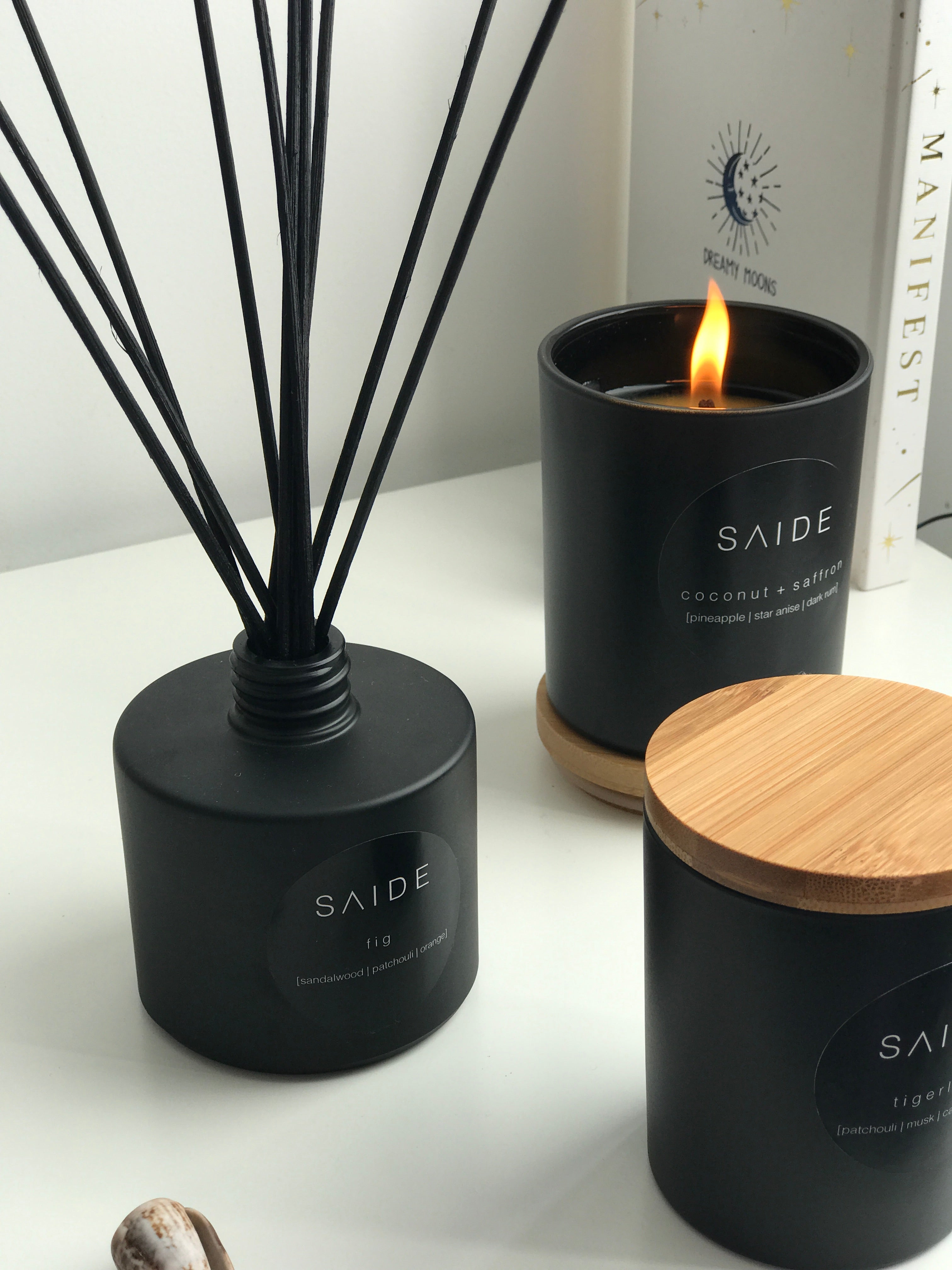 Matte Black Reed Diffuser | Long-Lasting | Brisbane – saide