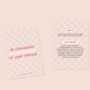 purpose affirmation cards